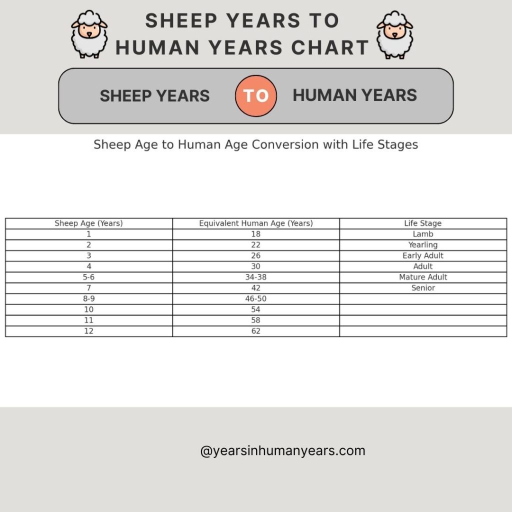 Sheep Years to Human Years Sheep Age Calculator YIHY